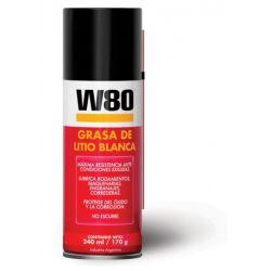 W80 Grasa de litio blanca Aerosol 240 ml/170 g