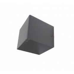 Bi-direccional cubo aluminio IP65 3000K WT2701C-5W BK