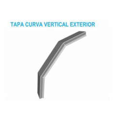 Tapa curva vertical exterior